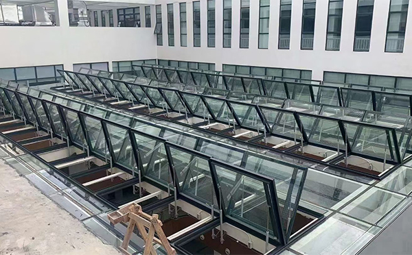 百安科技有限公司近期民和排烟窗项目案例分享